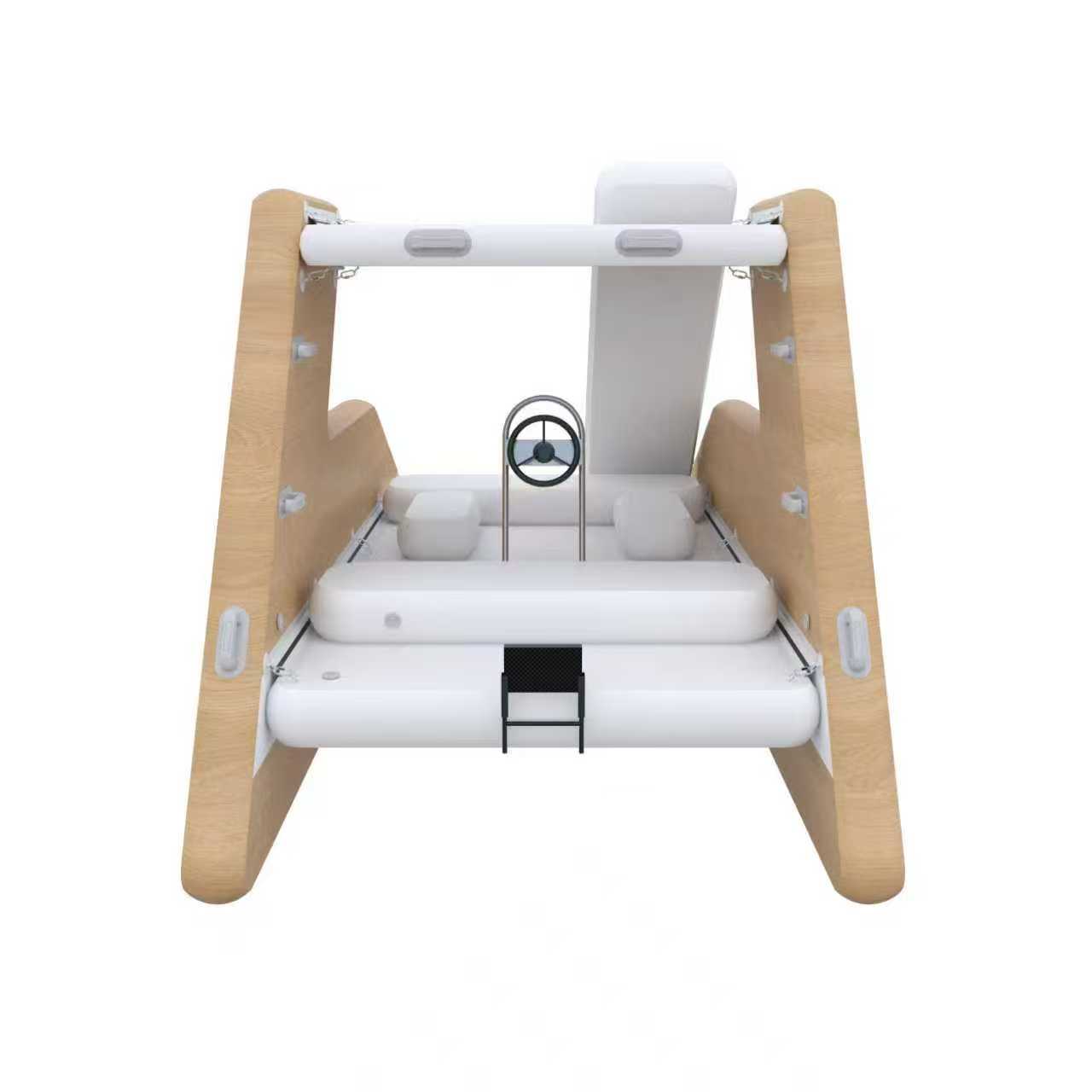 Barco salón hinchable eléctrico con motor solar para 10 personas Seahorse H1.26