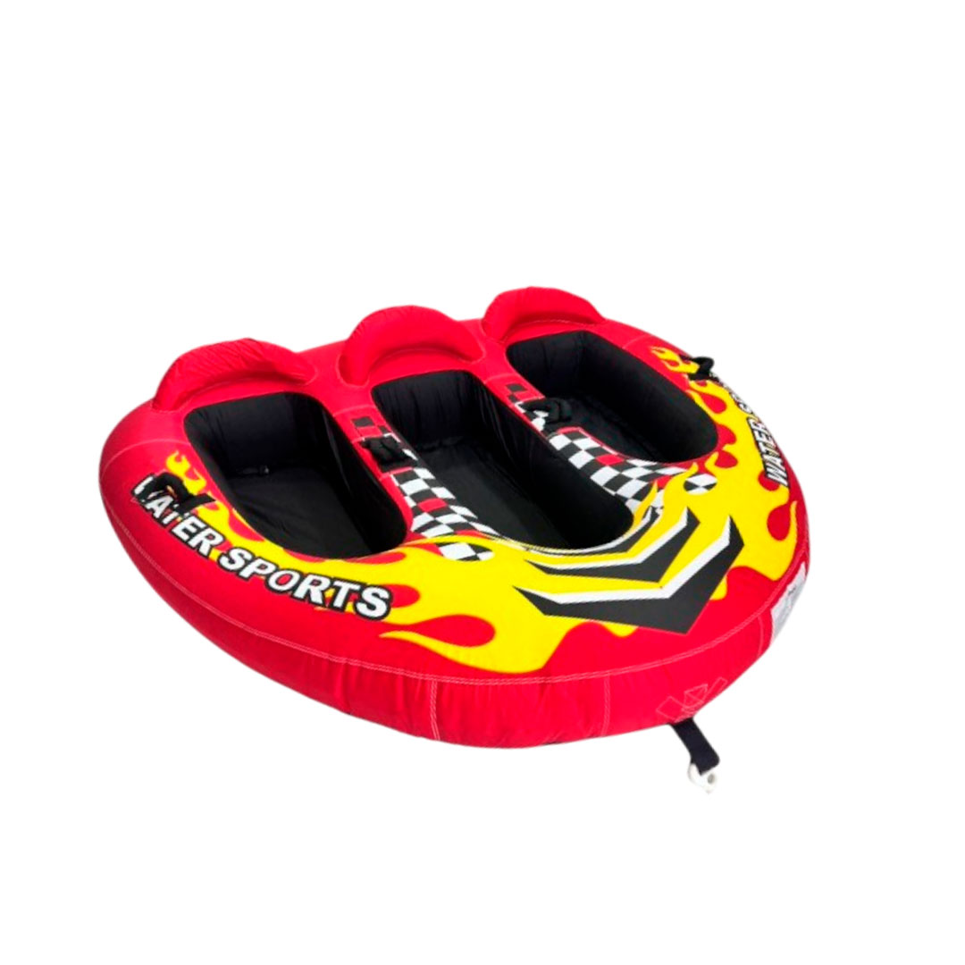 Hinchable remolcable 3 plazas plano para motos de agua y lanchas Seahorse Triple