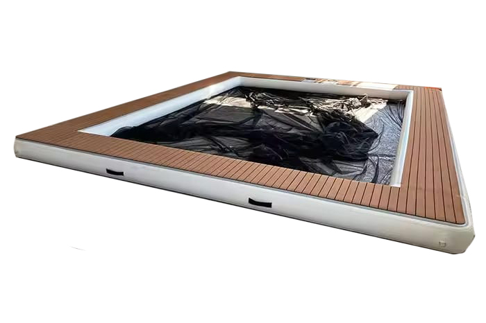 Piscina hinchable para barco con red de protección antimedusas modelo H5.26 Seahorse