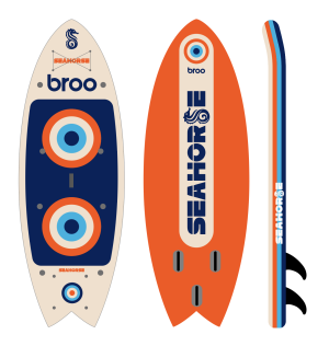 Tabla paddle surf extra ancha Broo Seahorse T5.26 para máxima estabilidad