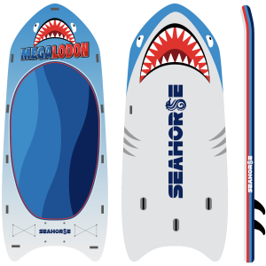 Tabla paddle surf gigante 6 personas Megalodon Seahorse T6.26 remando en grupoTabla paddle surf gigante 6 personas Megalodon Seahorse T6.26 remando en grupo
