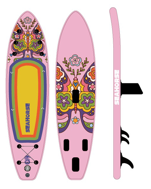 Tabla paddle surf hinchable ladies Seahorse T3.26 diseño elegante floral