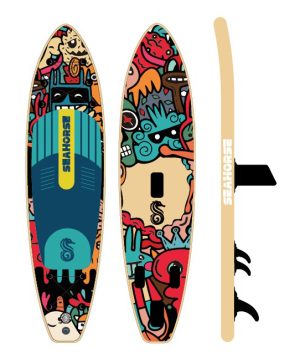 Tabla paddle surf hinchable urban Seahorse T2.26 diseño moderno callejero
