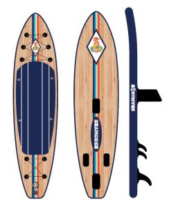 Tabla paddle surf hinchable vintage Seahorse T1.26 diseño retro clásico