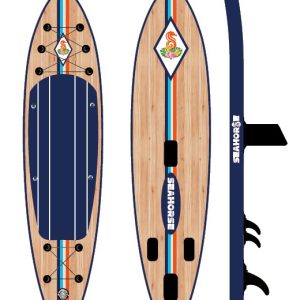 Tabla paddle surf hinchable vintage Seahorse T1.26 diseño retro clásico